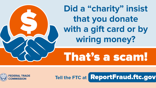 FTC Image on Charity Scams