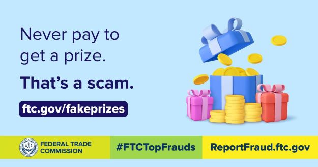 FTC Image on Prize Scam