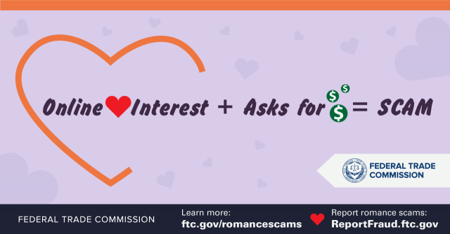 Image of FTC Warning on Online Romance Scams